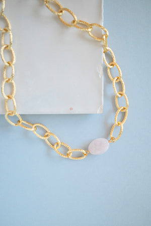 Collier Grand Trianon rose clair