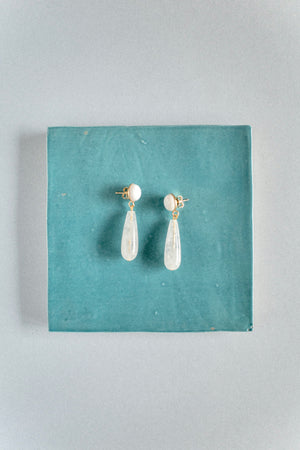 White Sève Earrings