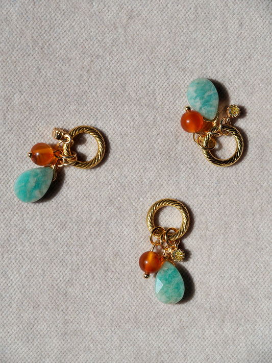 Alizé blue earrings