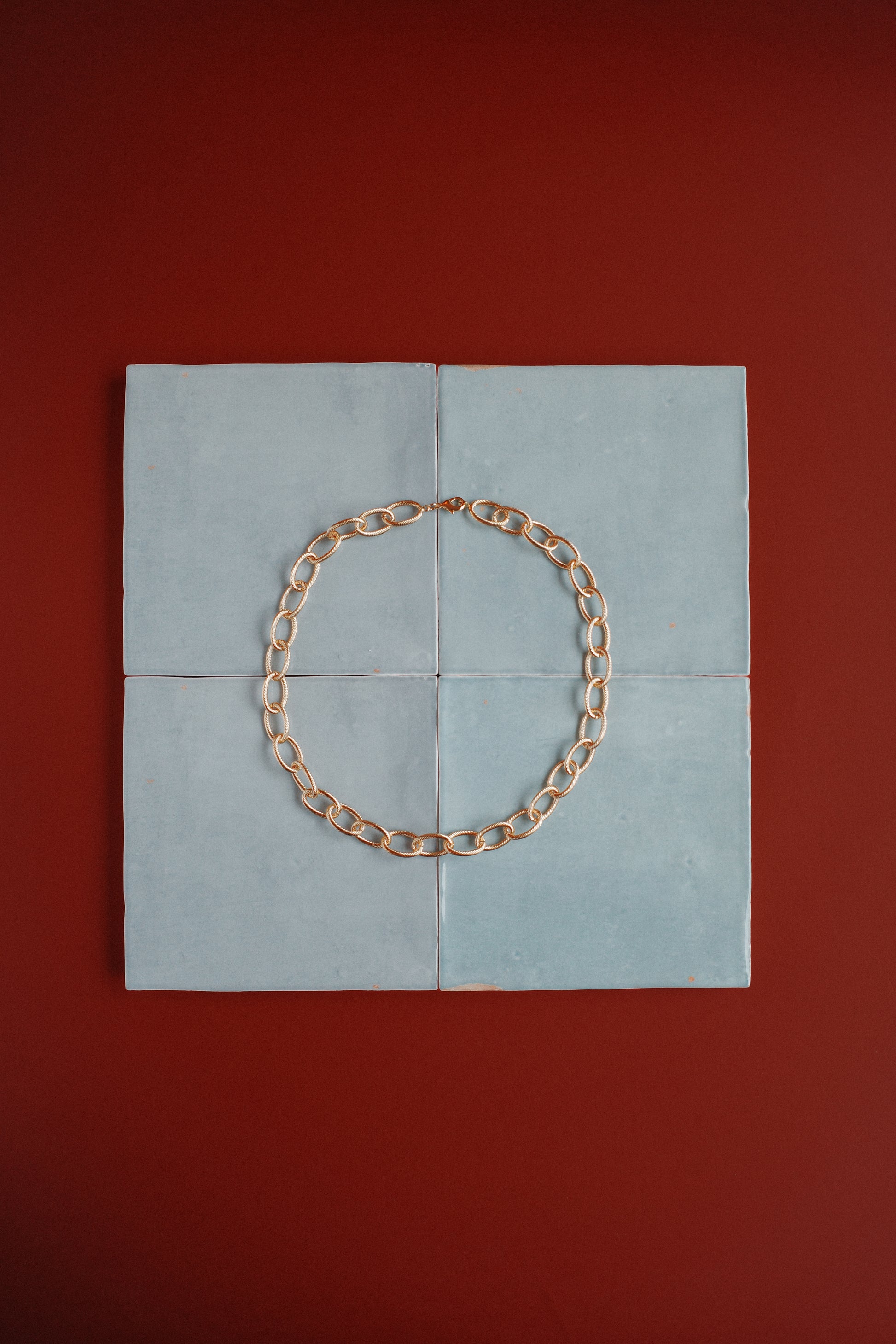 Collier Grand Trianon | Chaîne torsadée plaquée or