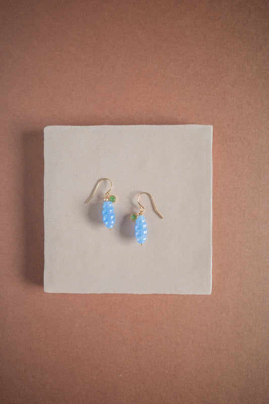 Boucles d’oreilles Tourbillon ciel - Précommande