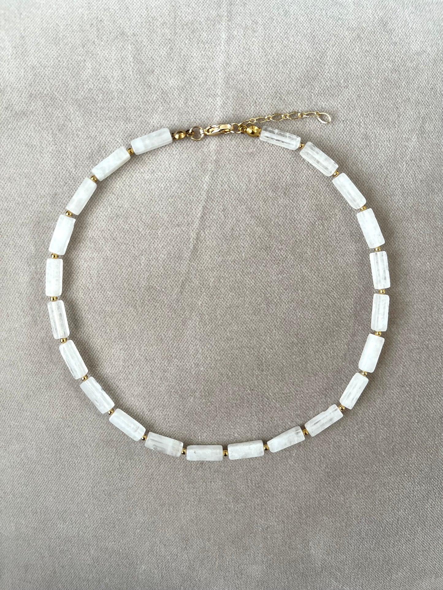 Collier Jade blanc