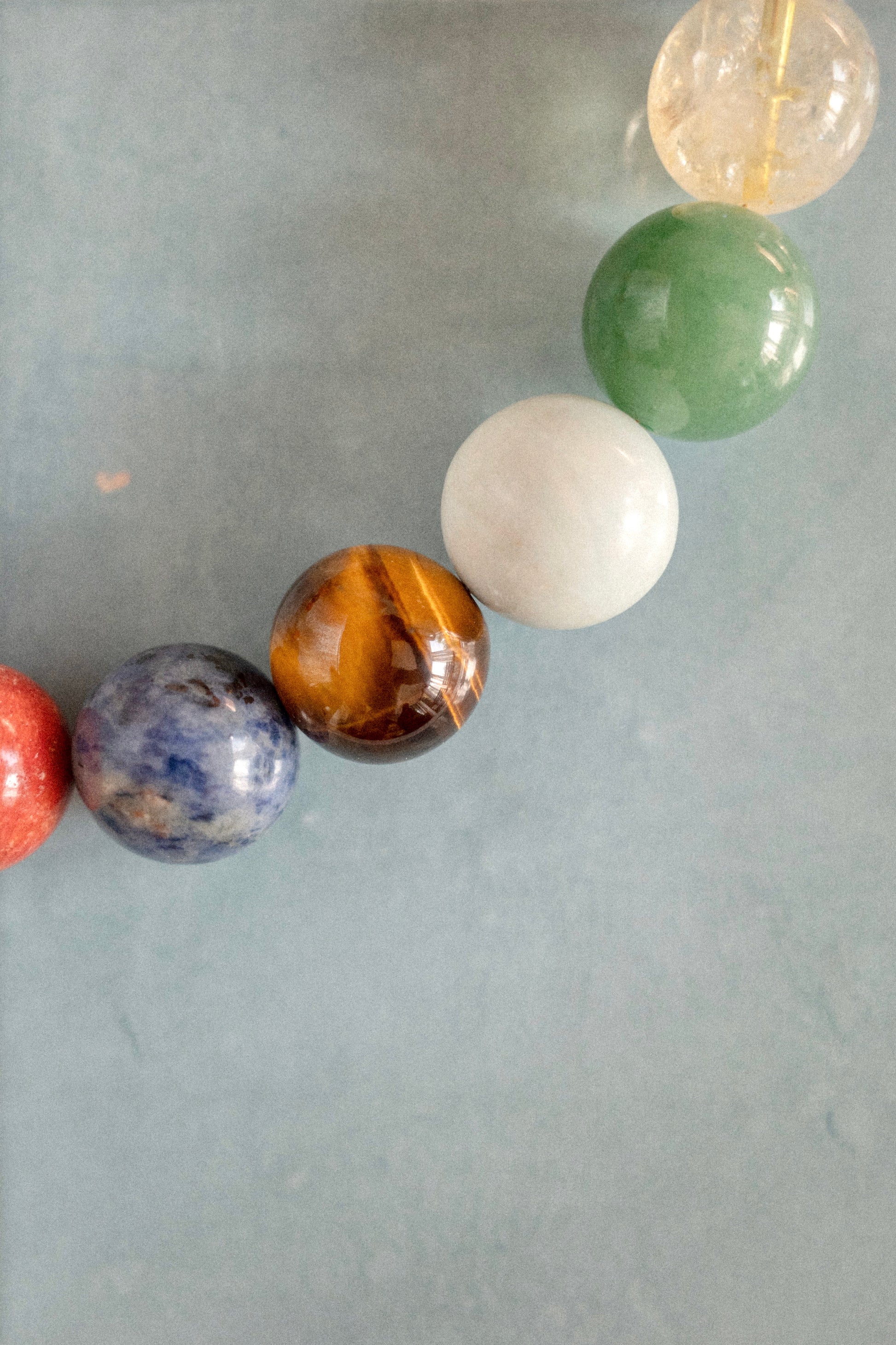 Collier Cosmos | Ras de cou en sphères multicolores