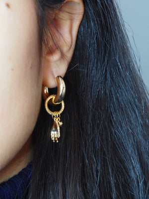 créoles épaisses chunky grosse audacieuse intemporelle