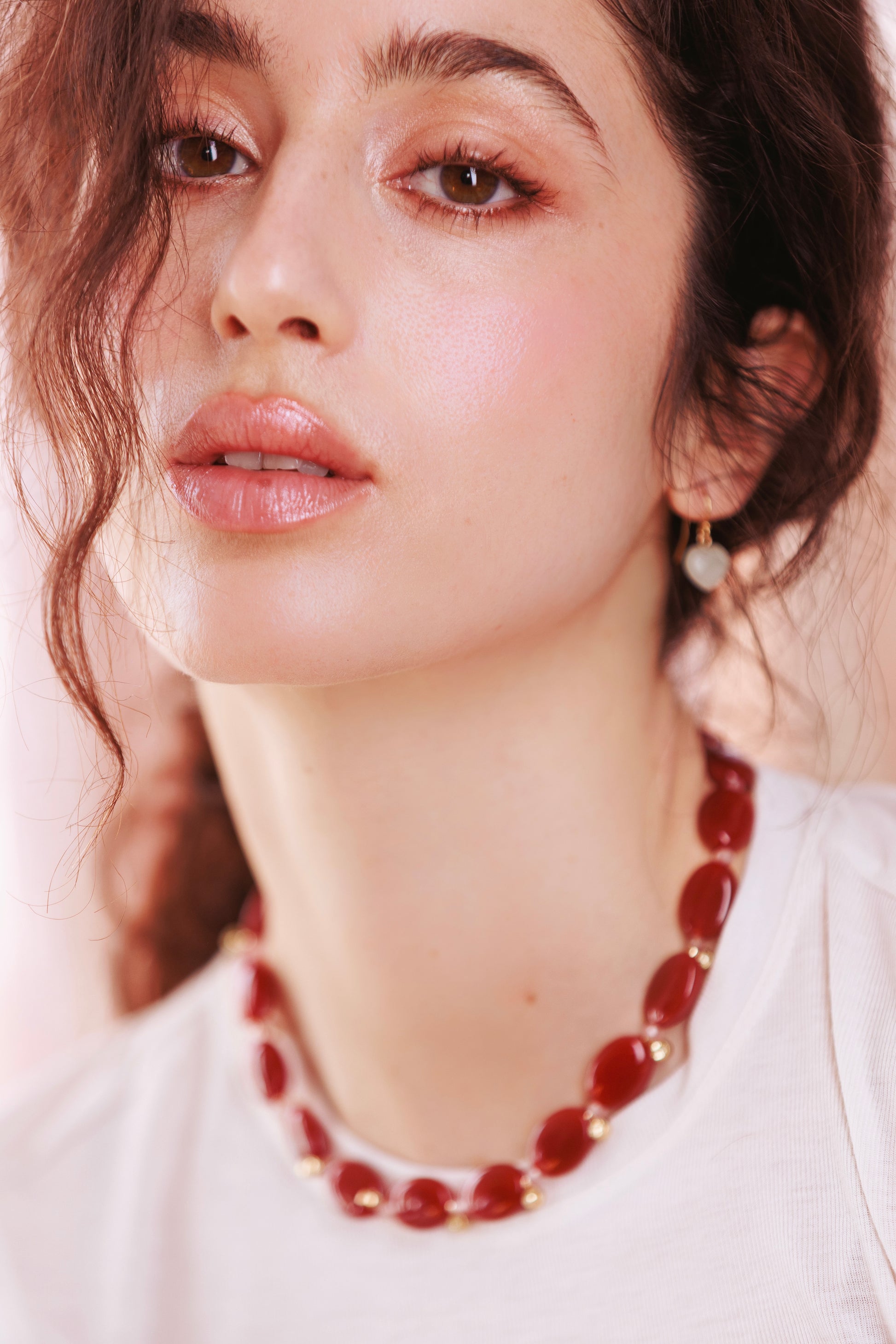 Collier Scarlet coquelicot - Précommande