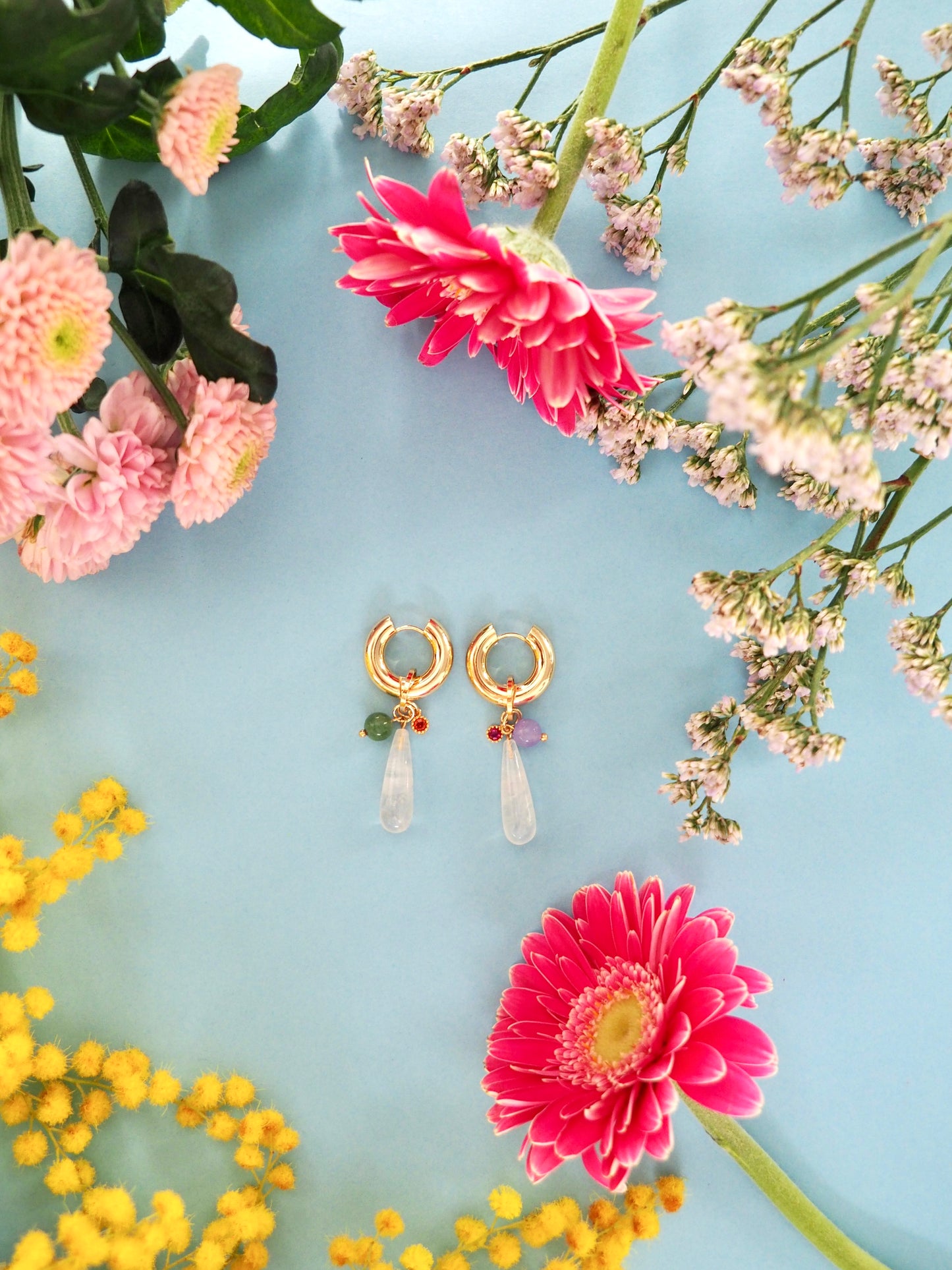 Spring earrings