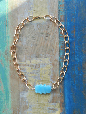 Collier Ondine bleu
