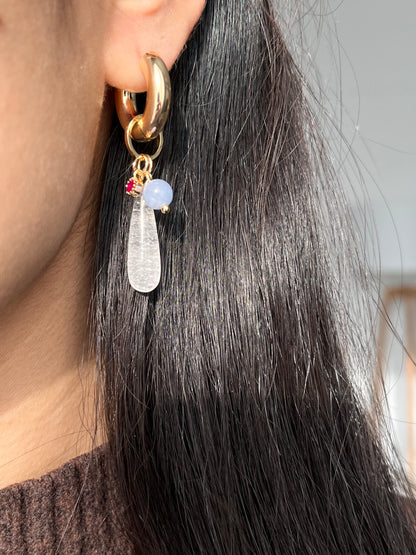 Spring earrings