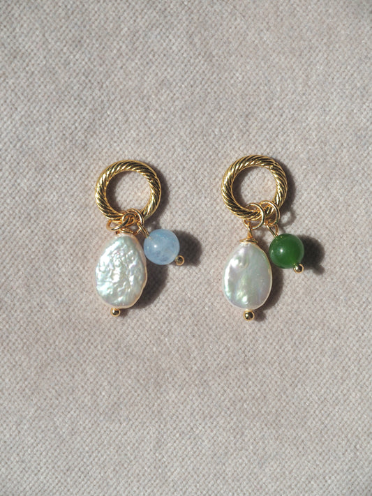 Alizé blue earrings