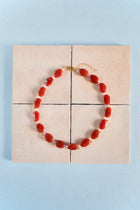 Collier Scarlet coquelicot