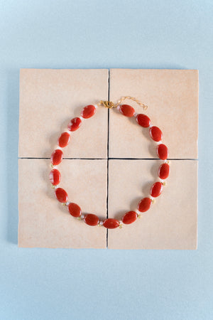 Poppy Scarlet Necklace