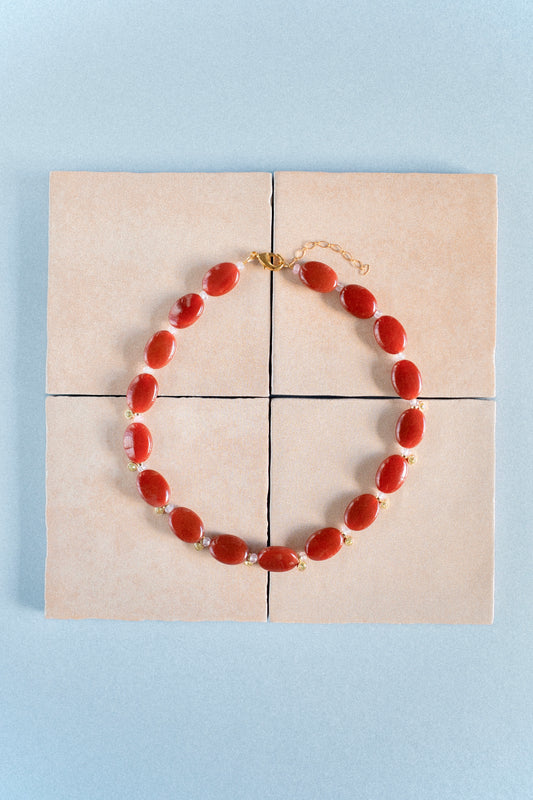 Poppy Scarlet Necklace