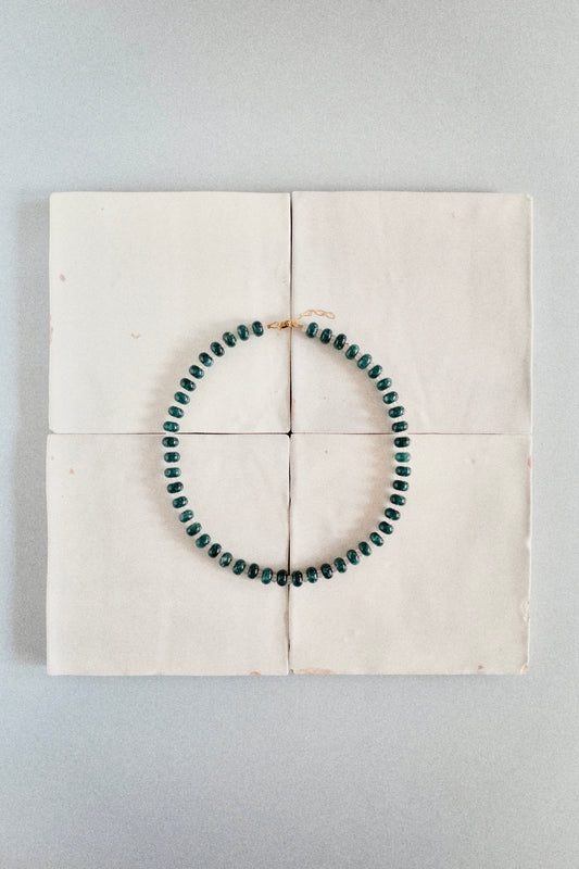 Collier Pavillon vert foncé