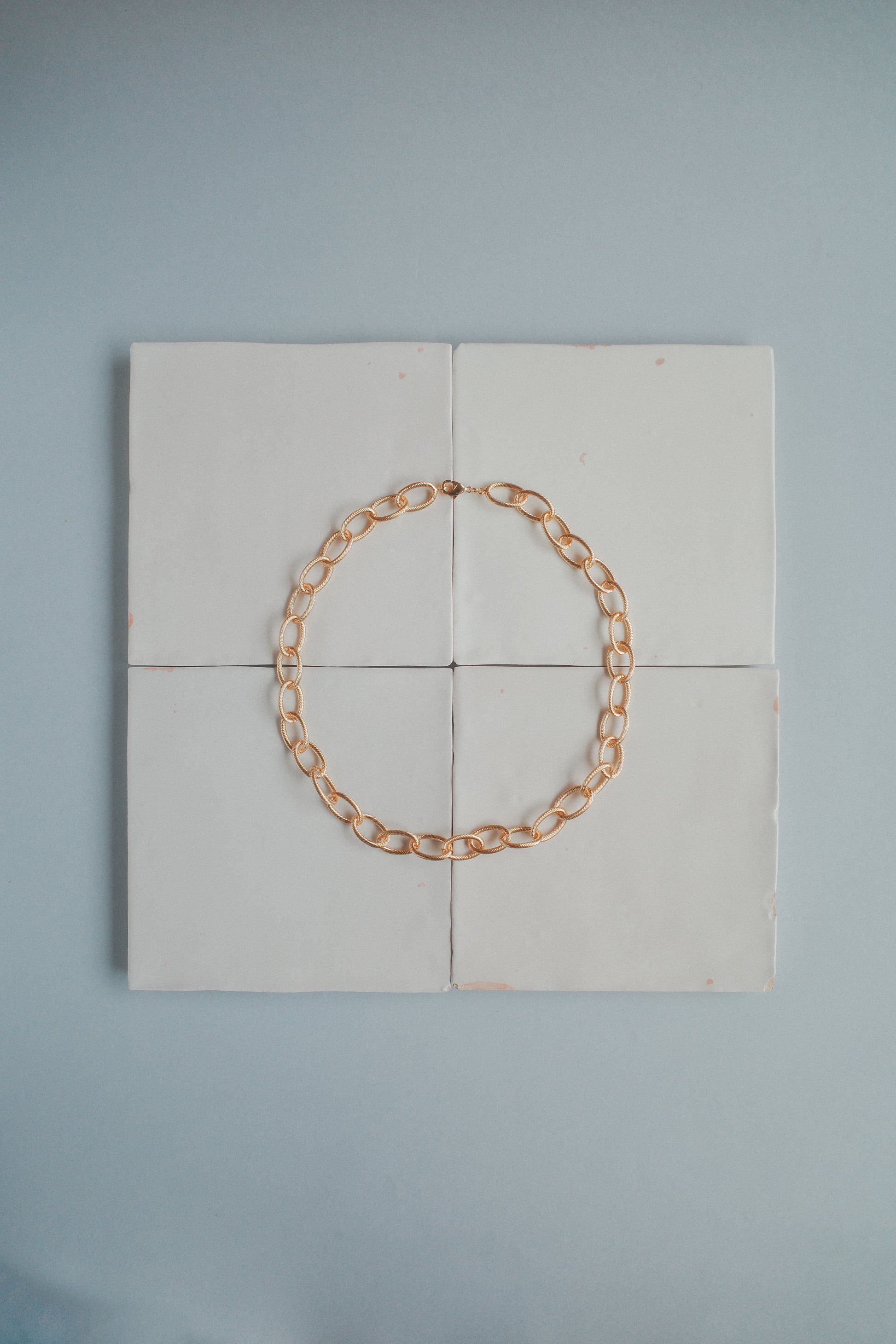 Collier Grand Trianon | Chaîne torsadée plaquée or