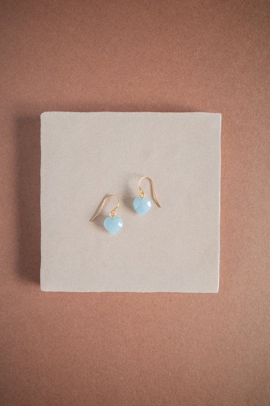 Boucles d’oreilles Aimée bleue - Précommande