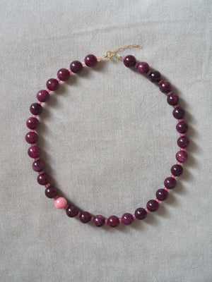 Collier Tarsila Bordeaux