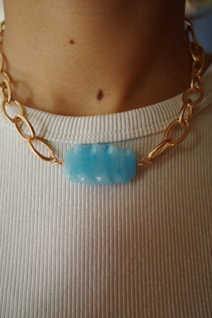 Collier Ondine bleu