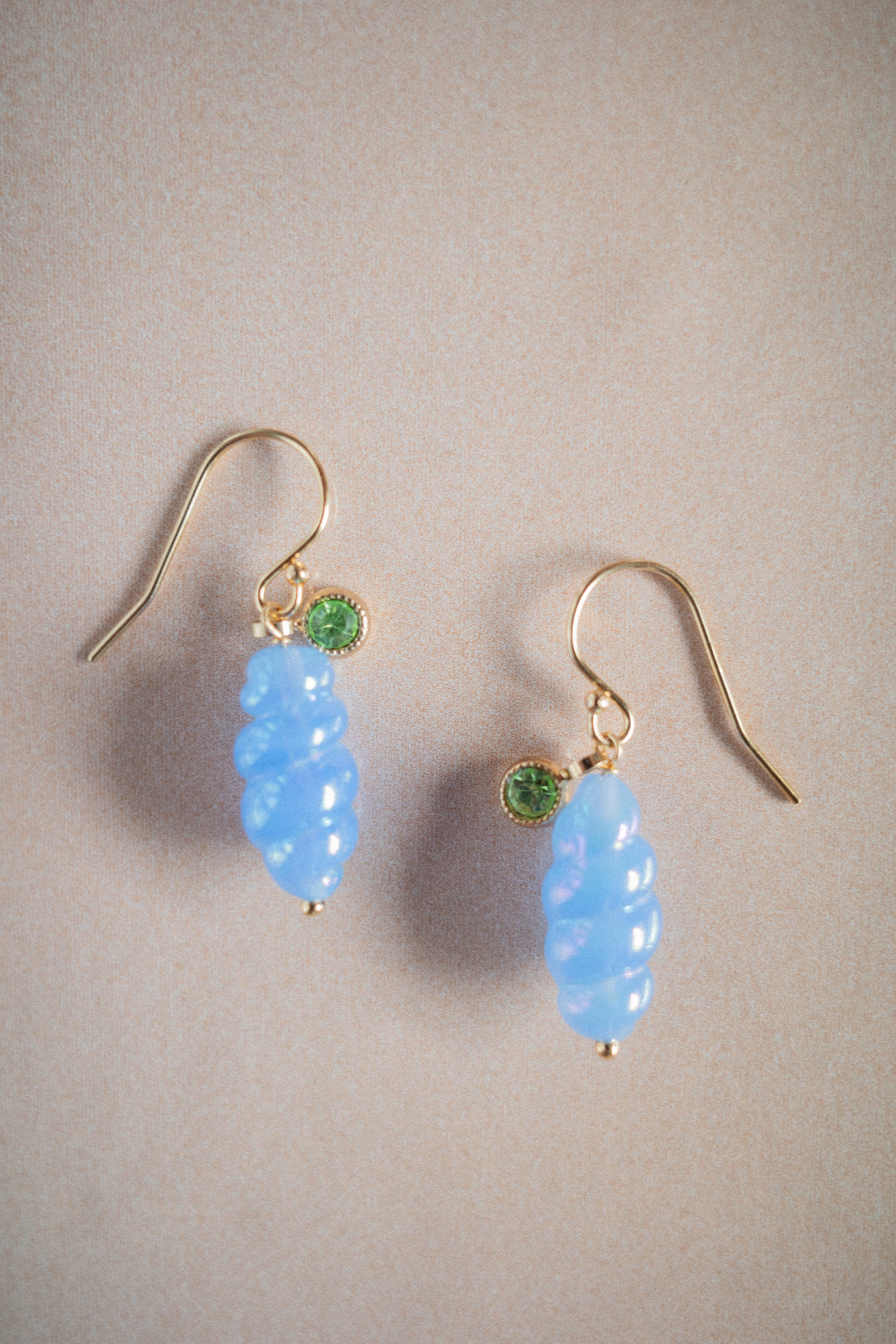 Boucles d’oreilles Tourbillon ciel - Précommande