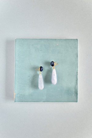Boucles d’oreilles Sève bleue