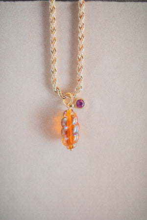 Collier Tourbillon miel - Précommande