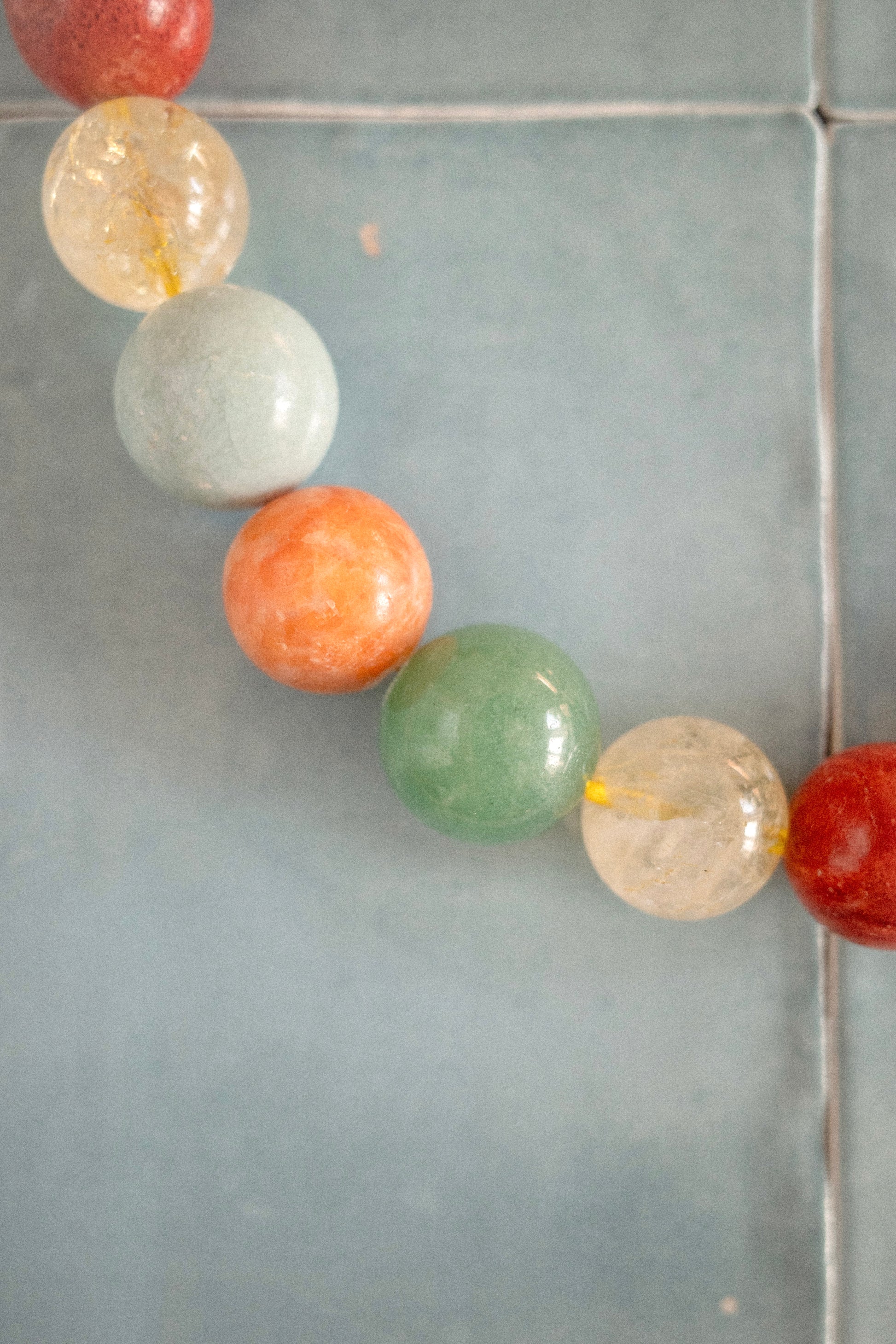 Collier Cosmos | Ras de cou en sphères multicolores