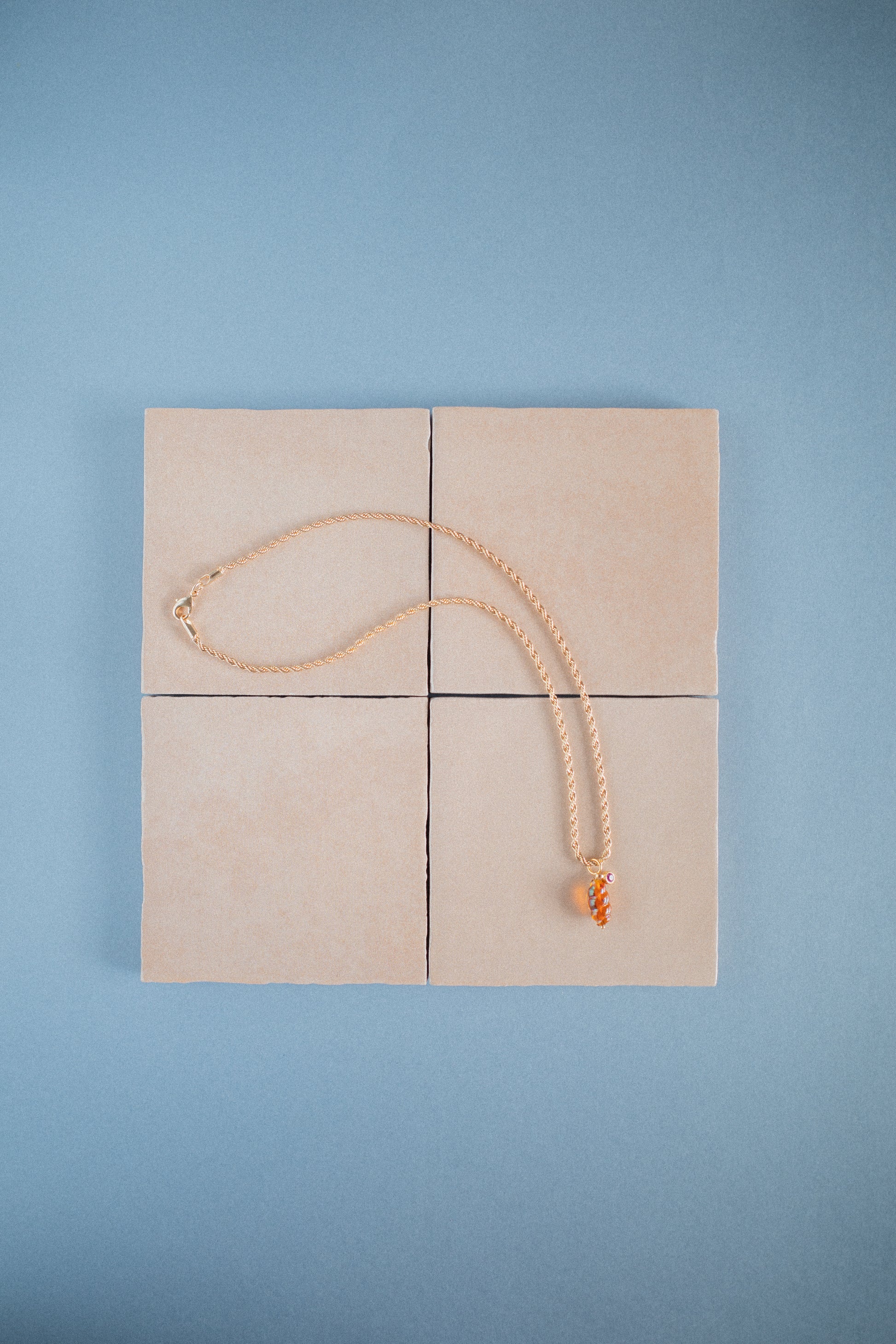 Collier Tourbillon miel - Précommande