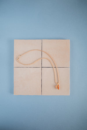 Collier Tourbillon miel - Précommande