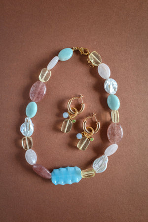 Blue Carousel Necklace - Pre-order