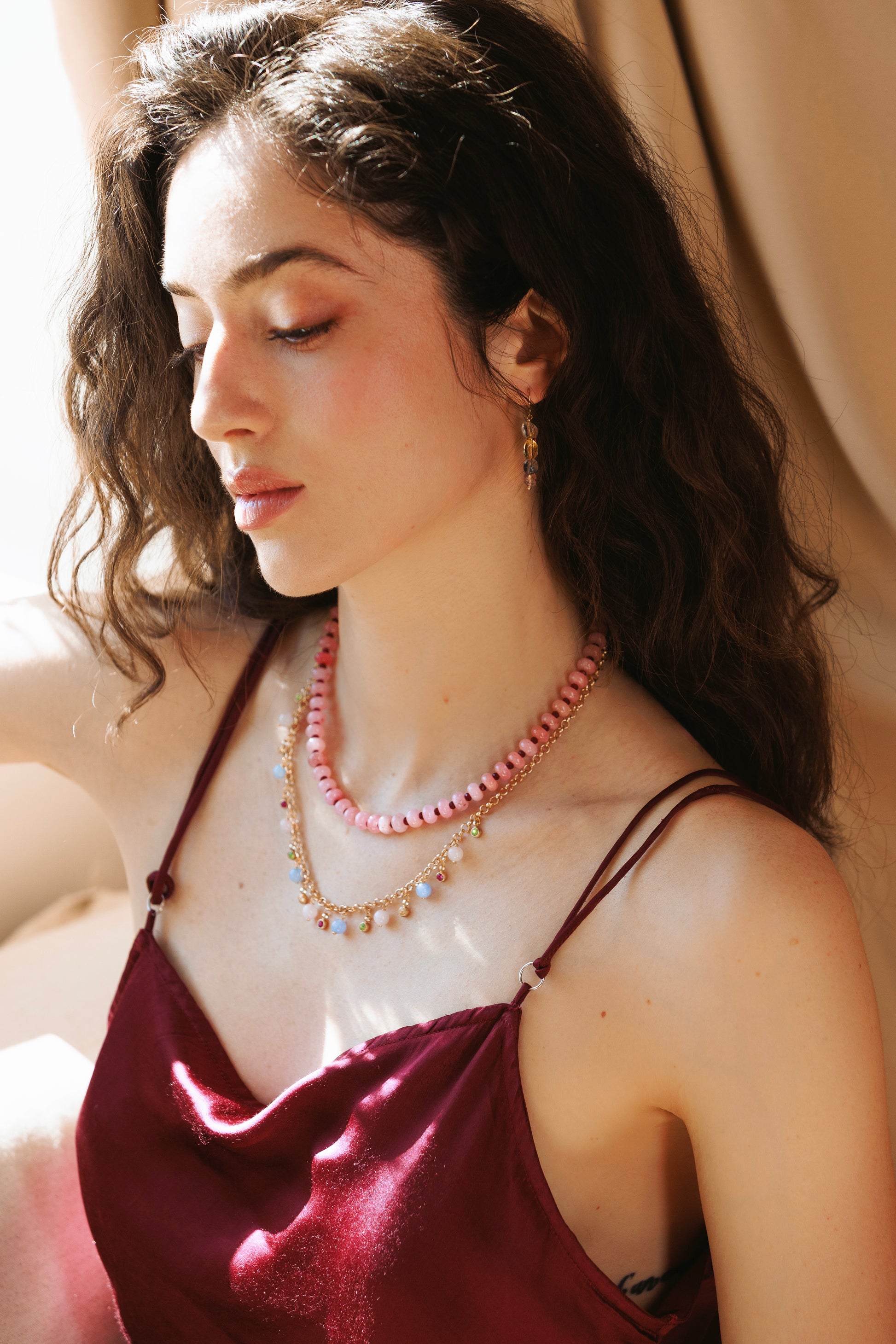 Pink Pavilion Necklace - Preorder