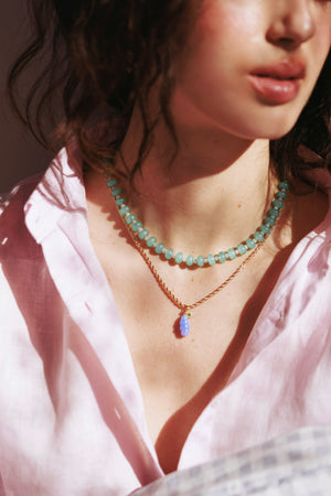 Collier Pavillon vert