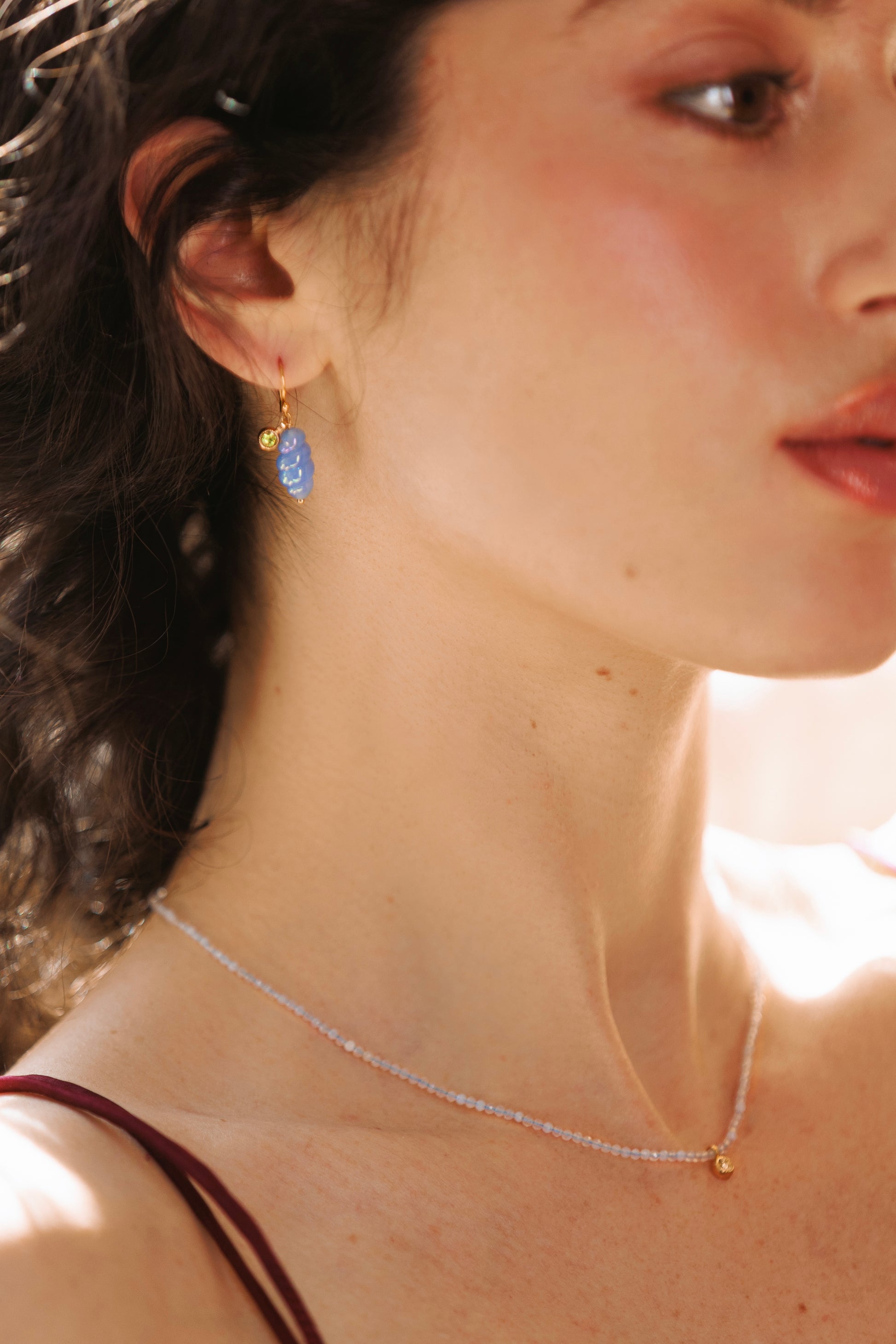 Boucles d’oreilles Tourbillon ciel - Précommande