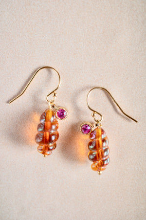 Honey Vortex Earrings