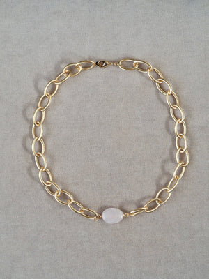Collier Grand Trianon rose clair