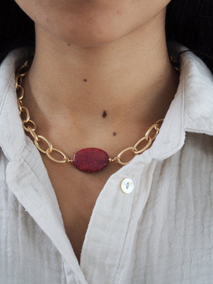 Collier Grand Trianon rouge