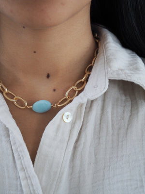 Collier Grand Trianon bleu